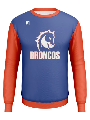GVYF Broncos Crew Neck Poly Fleece Sweatshirt preview, front