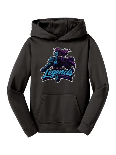 Youth Performance Hoodie preview, front