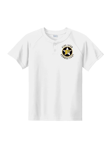 Sport-Tek Youth PosiCharge Competitor 2-Button Henley preview, front