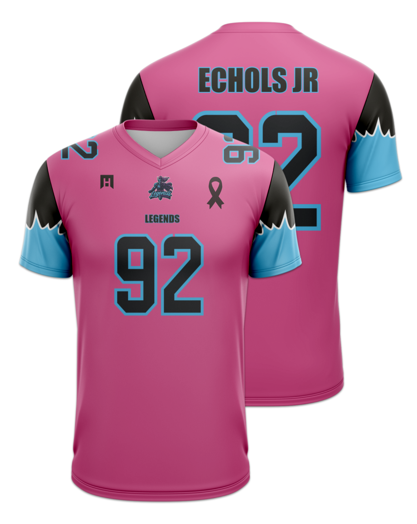 Rendered product preview, stack