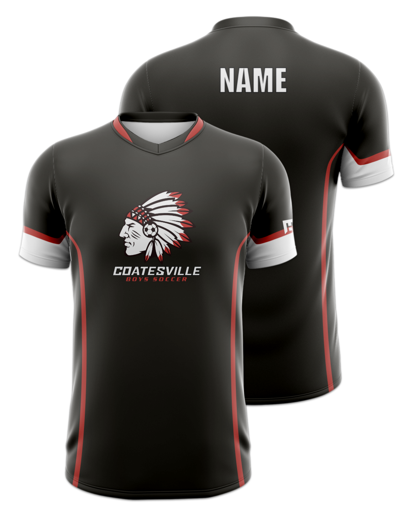 Rendered product preview, stack