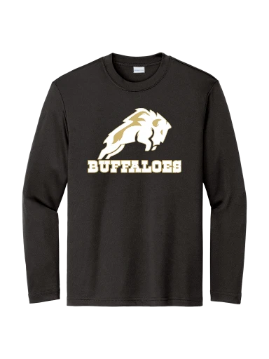 GVYF Buffaloes Youth Long Sleeve PosiCharge Competitor Tee preview, front
