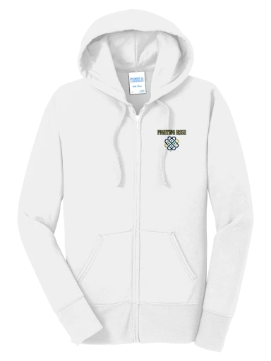 GVYF Fighting Irish Women's Core Fleece Full-Zip Hooded Sweatshirt preview, front