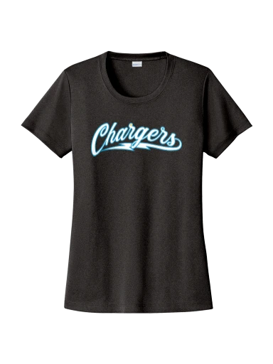 GVYF Chargers Women's PosiCharge Competitor Tee preview, front