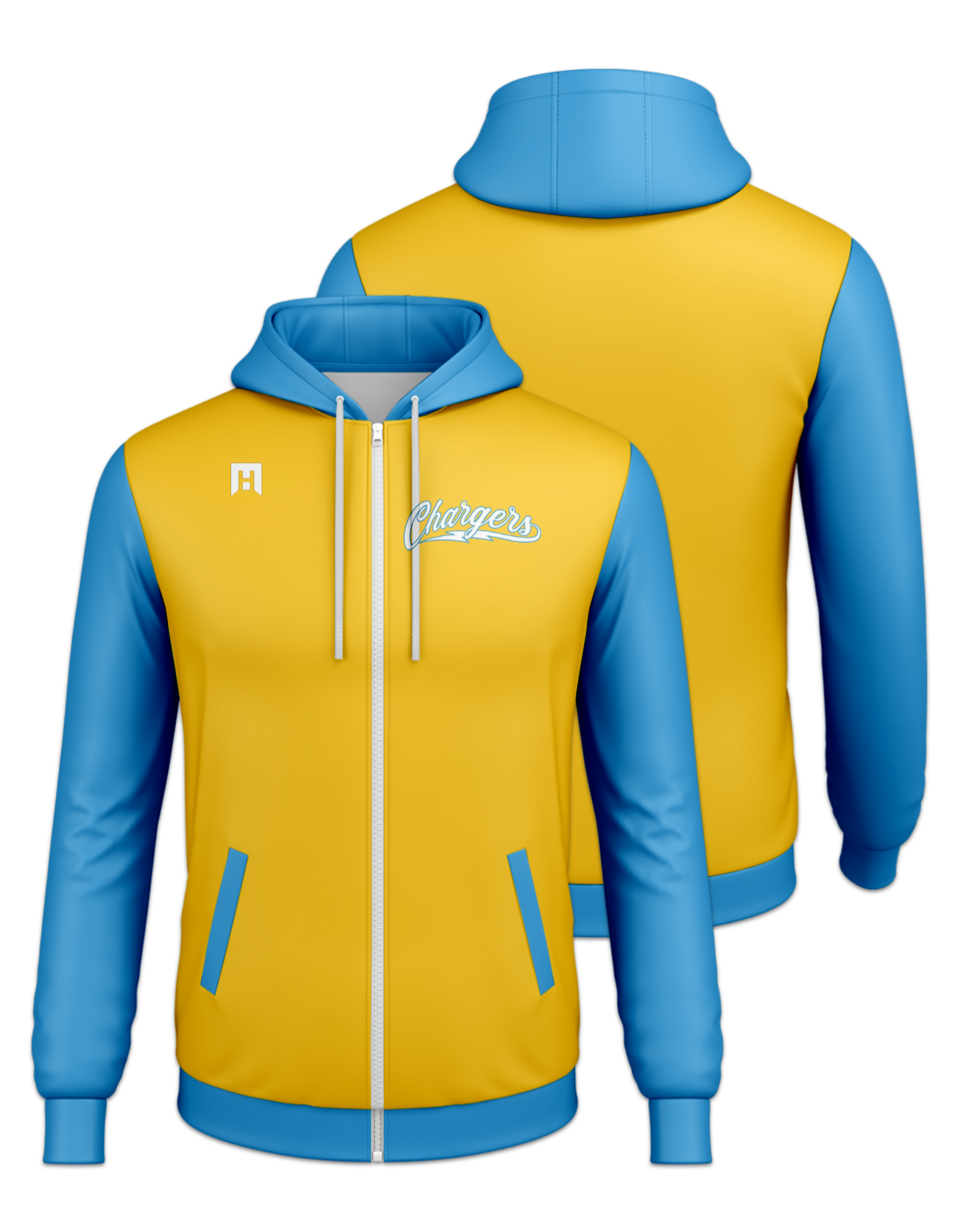 Rendered product preview, stack