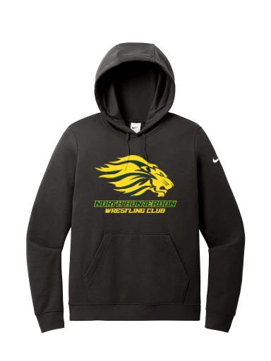 Nike Women's Club Fleece Sleeve Swoosh Pullover Hoodie preview, front