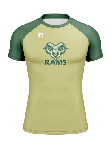 Men’s Compression Raglan Rash Guard preview, front