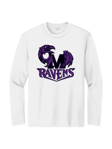 GVYF Ravens Youth Long Sleeve PosiCharge Competitor Tee preview, front