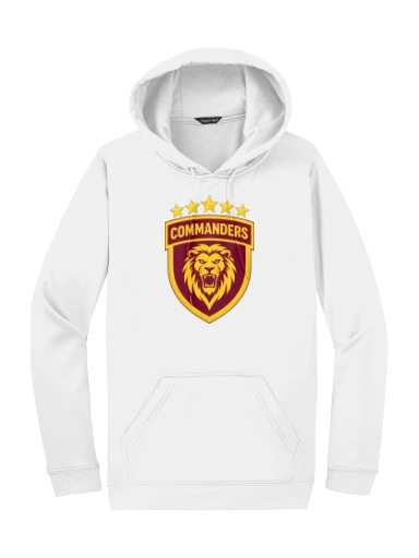 GVYF Commanders Sport-Wick Fleece Hooded Pullover preview, front