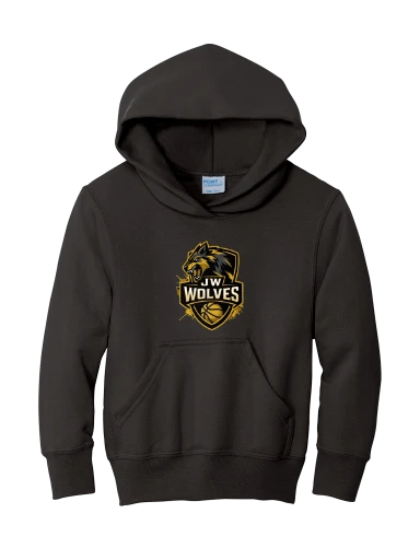 Youth Core Fleece Pullover Hooded Sweatshirt preview, front