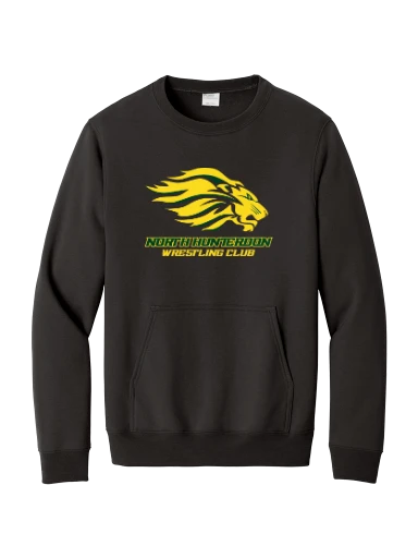 Port & Co Core Fleece Crewneck Pocket Sweatshirt preview, front