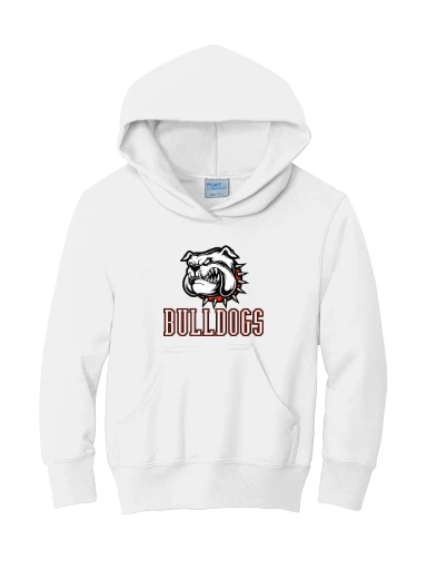 GVYF Bulldogs Youth Core Fleece Pullover Hooded Sweatshirt preview, front