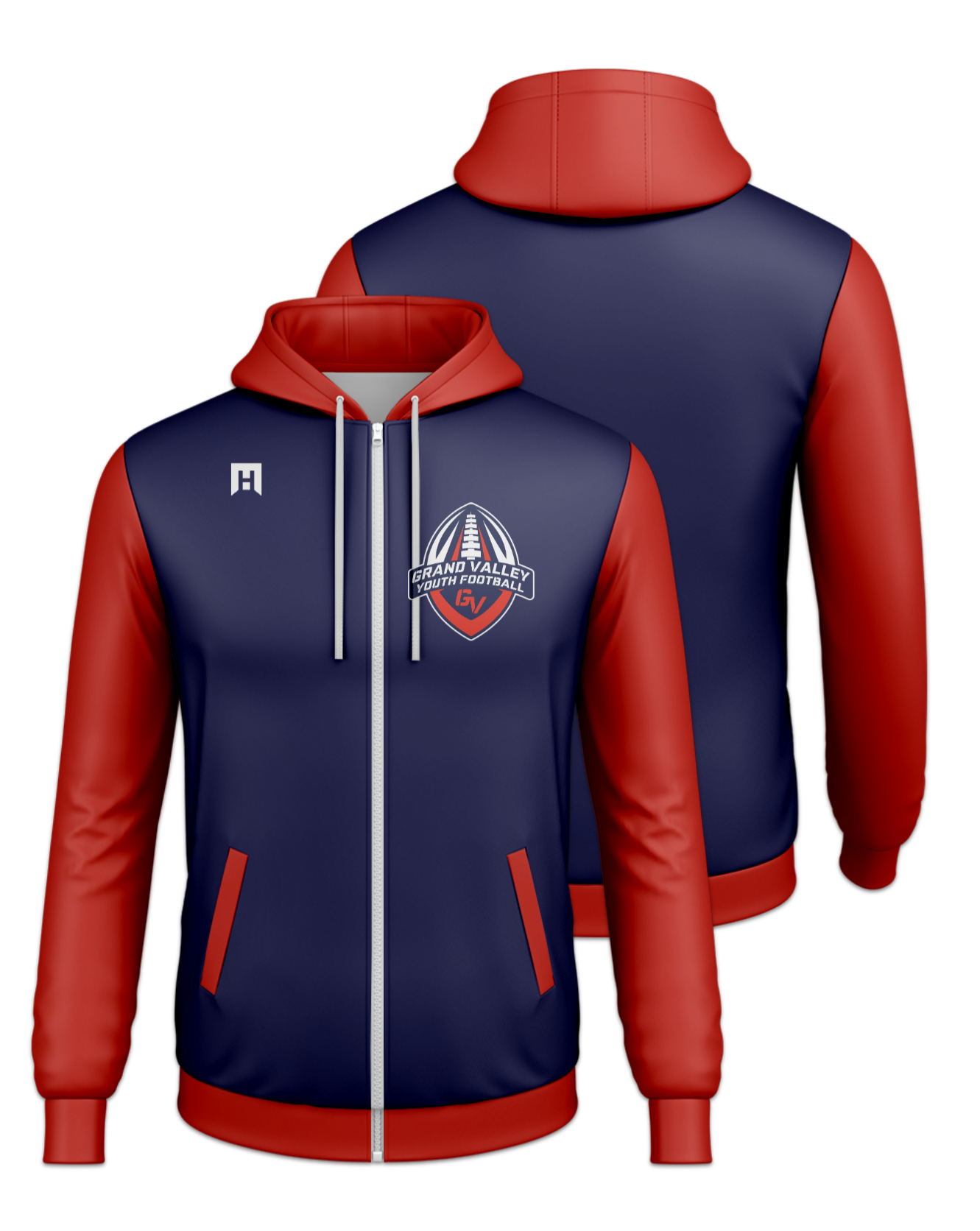 Rendered product preview, stack
