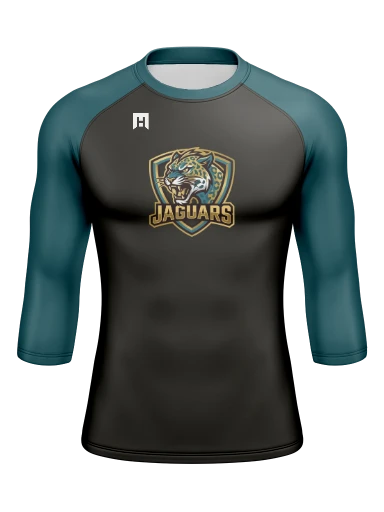 Men’s Compression Raglan Long Sleeve Rash Guard preview, front