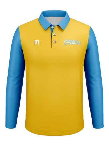 Men's Long Sleeve Polo preview, front