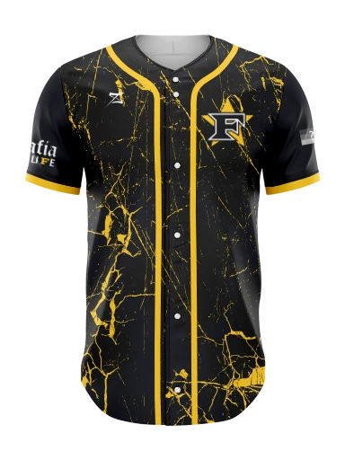 Sublimated Full Button Baseball Jersey preview, front
