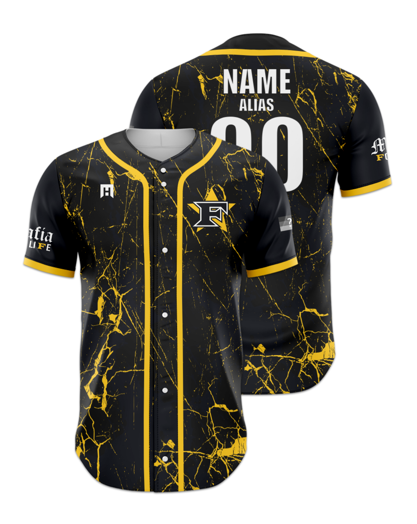 Rendered product preview, stack