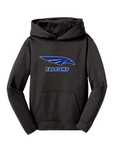 Youth Sport-Wick Fleece Hooded Pullover preview, front
