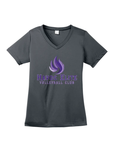 Sport-Tek Women's PosiCharge Competitor V-Neck Tee preview, front