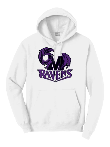 GVYF Ravens Core Fleece Pullover Hooded Sweatshirt preview, front