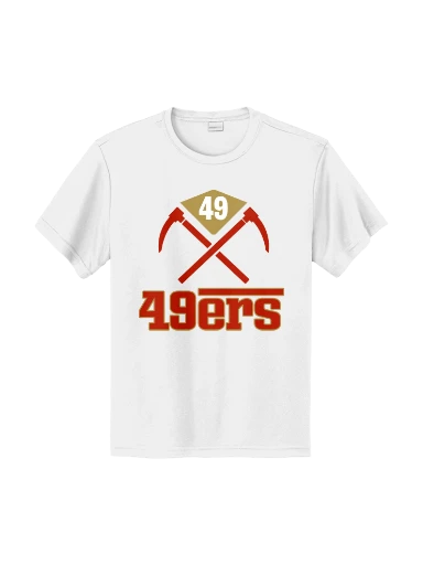GVYF 49ers Youth PosiCharge Competitor Tee preview, front