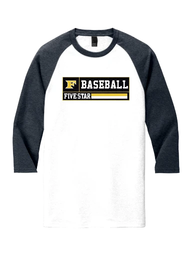 District Perfect Tri 3/4-Sleeve Raglan preview, front