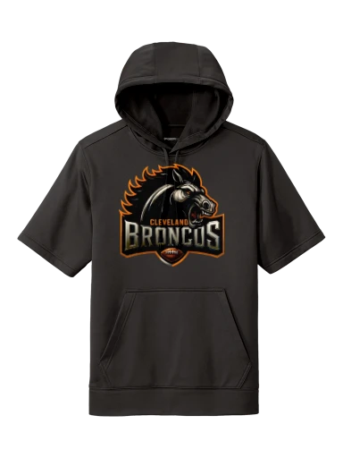 Sport-Tek Sport-Wick Fleece Short Sleeve Hooded Pullover preview, front