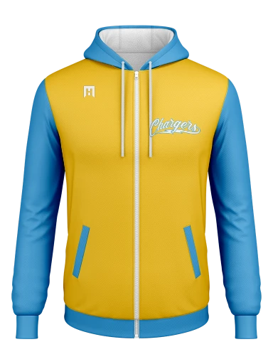 Full Zip Poly Fleece Hoodie preview, front