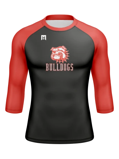 Men’s Compression Raglan Long Sleeve Rash Guard preview, front