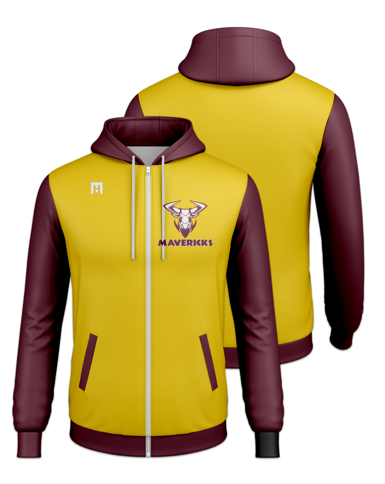 Rendered product preview, stack