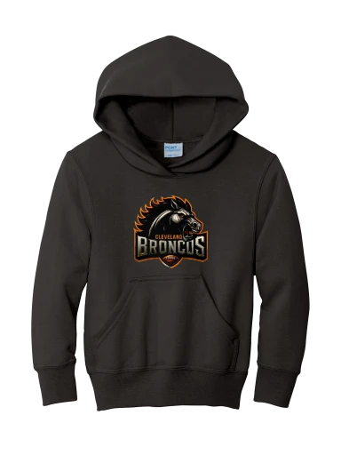 Port & Co Youth Core Fleece Pullover Hooded Sweatshirt preview, front