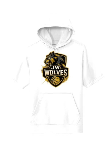 Sport-Wick Fleece Short Sleeve Hooded Pullover preview, front
