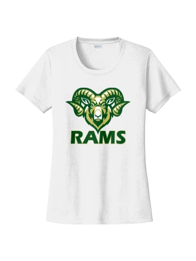 GVYF Rams Women's PosiCharge Competitor Tee preview, front