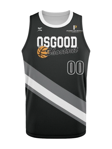 HS Basketball Jersey Black preview, front