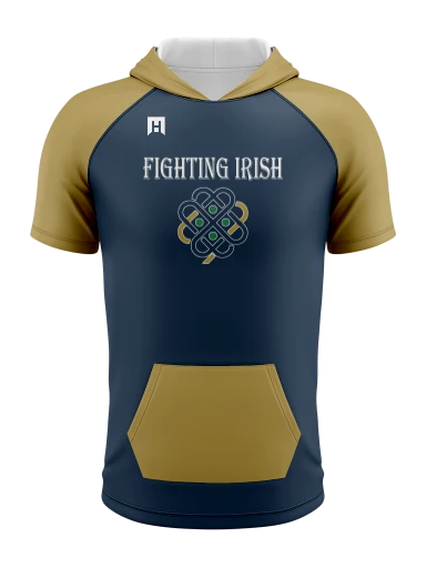 Personalized Men's Lightweight Core Short Sleeve Hoodie preview, front