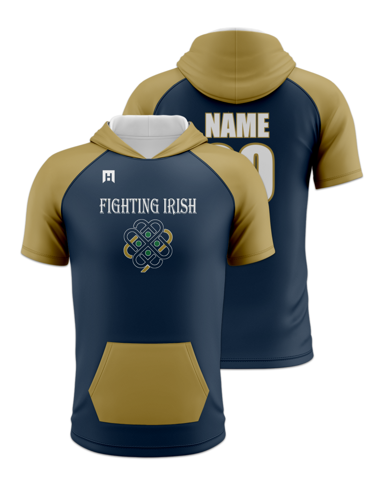 Rendered product preview, stack