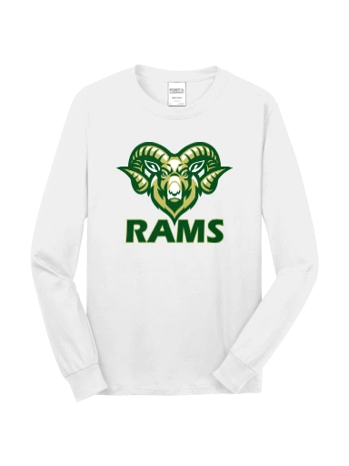 GVYF Rams Long Sleeve Core Cotton Tee preview, front