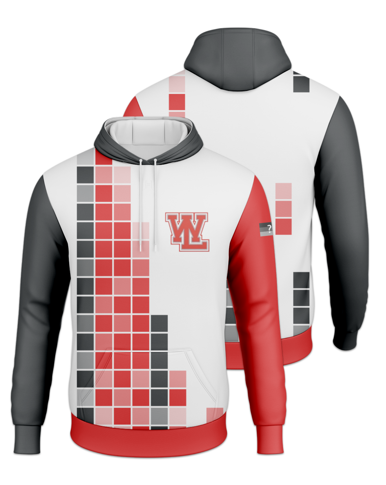 Rendered product preview, stack
