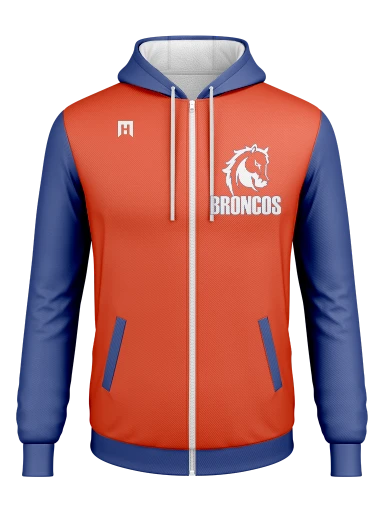 Full Zip Poly Fleece Hoodie preview, front