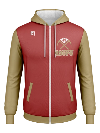 Full Zip Poly Fleece Hoodie preview, front