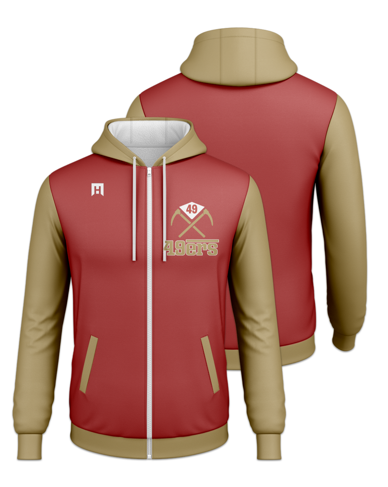 Rendered product preview, stack
