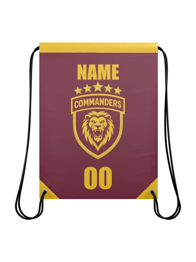 Personalized Drawstring Bag - 17.5"x23" preview, front