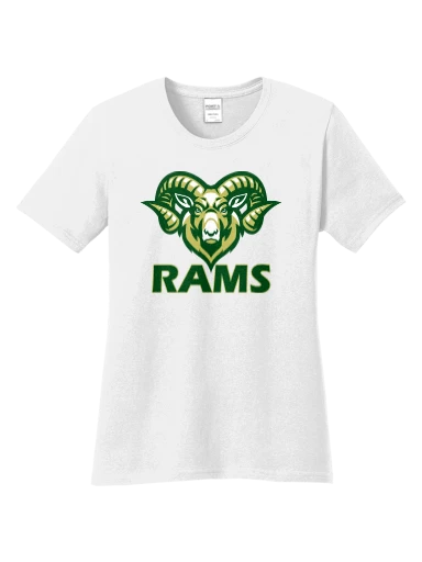 GVYF Rams Women's Core Cotton Tee preview, front