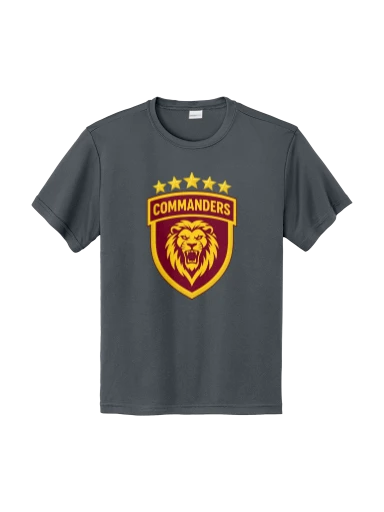 GVYF Commanders Youth PosiCharge Competitor Tee preview, front