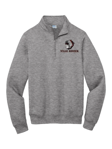 Port & Co Core Fleece 1/4-Zip Pullover Sweatshirt preview, front