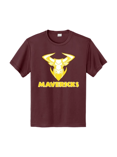 GVYF Mavericks Youth PosiCharge Competitor Tee preview, front