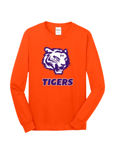 GVYF Tigers Long Sleeve Core Cotton Tee preview, front