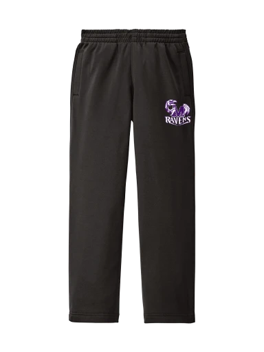 GVYF Ravens Youth Sport-Wick Fleece Pant preview, front