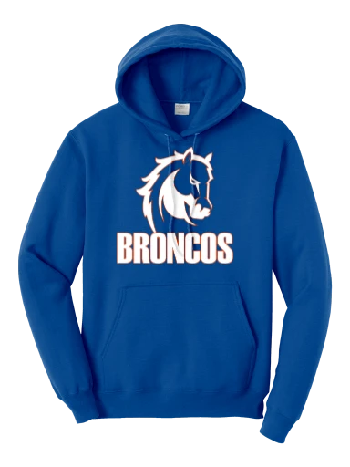 GVYF Broncos Core Fleece Pullover Hooded Sweatshirt preview, front