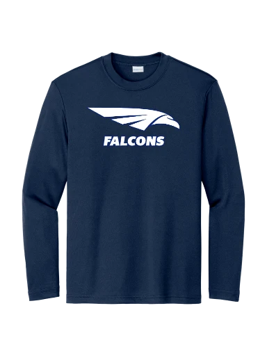 Youth Long Sleeve PosiCharge Competitor Tee preview, front